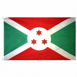 Promotion 3*5FT Polyester Hanging Burundi National Flag