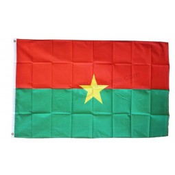 burkina faso - bandeira mundial de poliéster 3 'X 5'