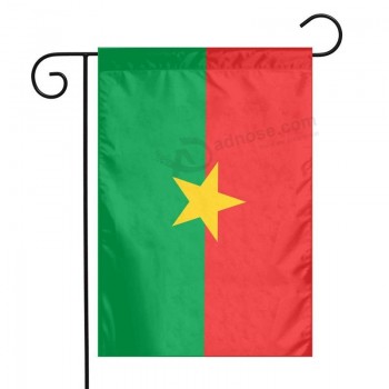 Burkina Faso bandera nacional jardín bandera casa bandera para fiesta patio hogar decoración al aire libre