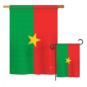 Burkina Faso Flags of The World Nationality Impressions Decorative Vertical House 28
