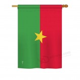 Burkina Faso Flaggen der Welt Nationalität Eindrücke dekorative vertikale 28 