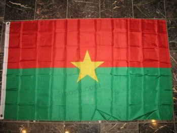 оптовые обычай высокого качества 3X5 Буркина-Фасо флаг 3'X5 'дом баннер