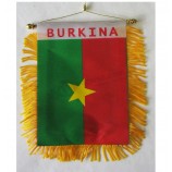 Wholesale custom high quality Burkina Faso - Window Hanging Flags
