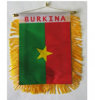 wholesale custom high quality burkina faso - window hanging flags