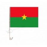 Online sale Cheap price custom design flag Burkina Faso Car windows flag