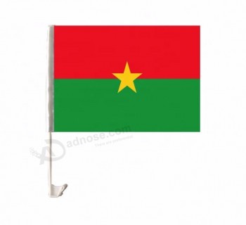 Online sale Cheap price custom design flag Burkina Faso Car windows flag