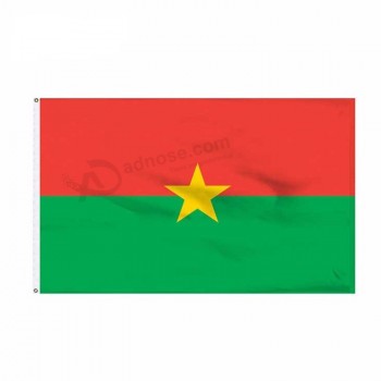 promoción barato burkina faso gran bandera nacional