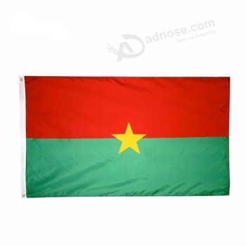 Wholesale custom high quality Burkina Faso national flag