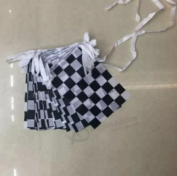 racing dancing bunting flag racing squares checkered string flag