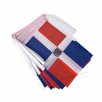 dominica bunting banner string flag personalizado