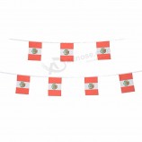 Peru Flagge String Flagge Ammer Flagge