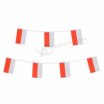 mini poland string bunting flag decorations for filipino theme party celebration events