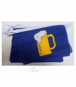 cerveja bandeira de estamenha de 6 metros aberta Bandeiras de cordas de barra 15 x 21 cm