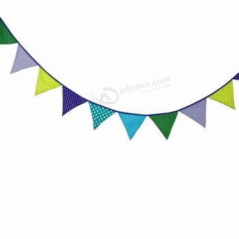 string flag Different national bunting flag