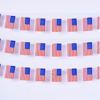 promotional bunting banner with national flag design