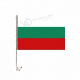 Different styles Silk Print Bulgaria Car windows flag