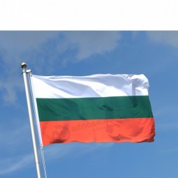 Großhandel benutzerdefinierte hochwertige 3ft x 5ft Bulgarien Land weiß grün rot bulgarische Flagge