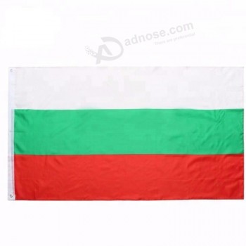 100% polyester double stitched 3x5ft custom bulgarian flag with 2pcs eyelets