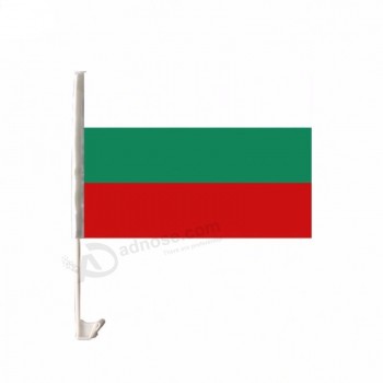 excelente calidad personalizada bulgaria car window flag