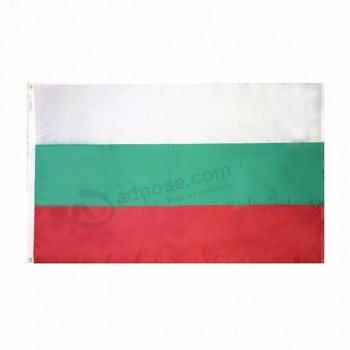 groothandel 100% polyester Hot selling stock BG Bulgaarse vlag van Bulgarije