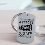 gegraveerd dit IS wat EEN WIJ wat cheer'S papa mama opa oma oom tante sleutelhangers relatieve keytag sleutels houder tas charme auto