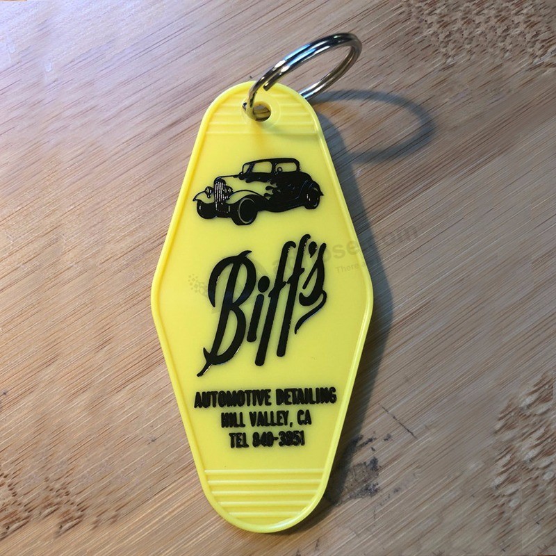 Terug naar de toekomst geïnspireerde BIFF'S automotive keytag