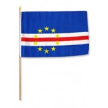 One Dozen Cape Verde 12x18in Stick Flags.