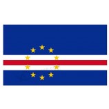 Country Flag Cape Verde 2x1 Size - Funny Stickers Construction Hard hat pro Union Working Men Lunch Box Tool Box Symbol Window Motorc