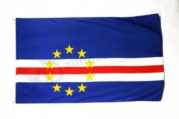 cape verde flag 3' x 5' - cape verdean flags 90 x 150 cm - banner 3x5 ft