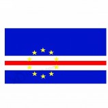 hoge kwaliteit op maat afdrukken Elk formaat Kaapverdië land decoratie vlag