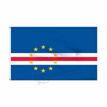アフリカフラグ青白赤国旗カーボベルデ