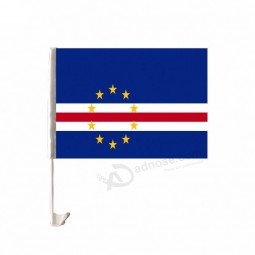 Garantia de qualidade de venda quente bandeira da janela do carro de cabo verde