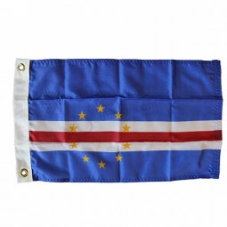 wholesale custom 3x5ft hanging Fly cape verde national flag