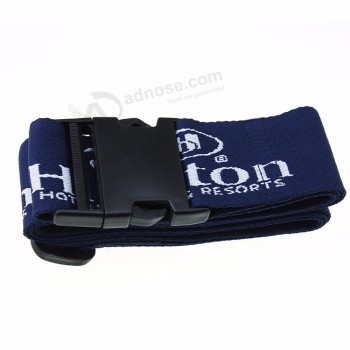 custom luggage strap/polyester luggage belt with lock