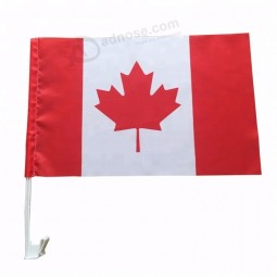 Custom printing 30x45cm Cheap Canada Car Window Flags