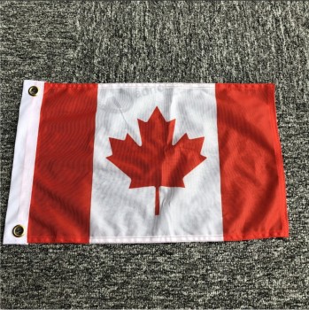 вязаный полиэстер канада флаг канада лодка баннер