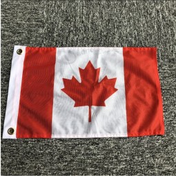 Knitted polyester Canada Flag Canada boat banner