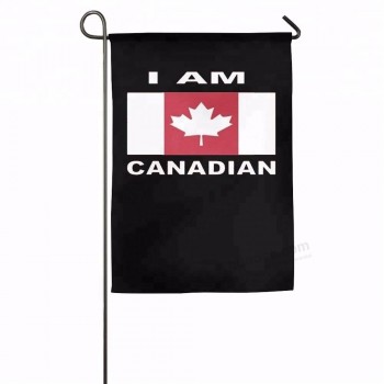 Custom I am Canadian garden Flag Canada yard banner