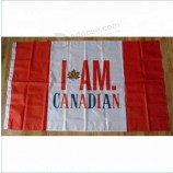 I am Canadian Flag Molson Beer Man Cave Canada Banner 3x5ft