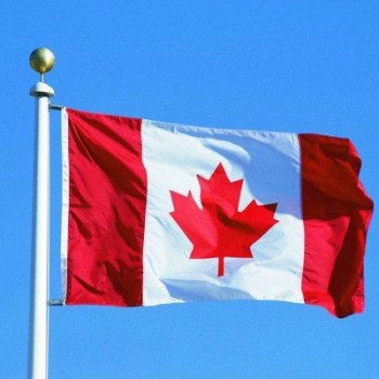 полиэстер 90 * 150см канада национальный флаг страны