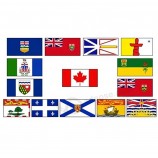 Canada Canadian Provinces Provincial  Polyester Flags Set 3'x5' Banner