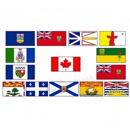 kanada kanadische provinzen provinzielle polyesterfahnen Set 3'x5 'banner