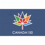 도매 캐나다 90 * 150cm 주문 폴리 에스테 깃발