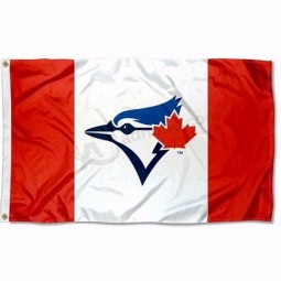 3*5ft polyester Toronto Blue Jays Canada Nation Logo Flag