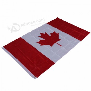3x5ftの質のポリエステル国民の国都市旗の州の旗の赤くおよび白および赤いカナダの旗