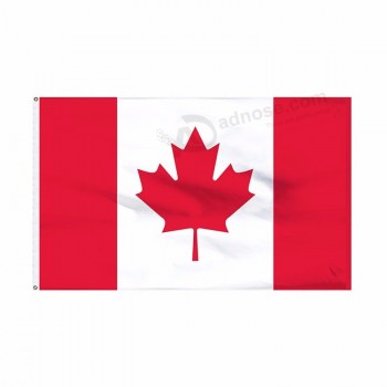 bandeira nacional de poliéster promocional do canadá