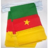 Cameroon 6 Meters Bunting Flag 20 Flags 9'' x 6'' - Cameroonian String Flags 15 x 21 cm