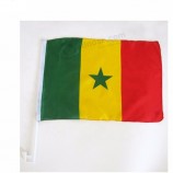 polyester Kameroen land Autoraam vlag houders voor autoruit vlag