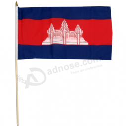 Cambodja nationale hand vlag Cambodja land stok vlag