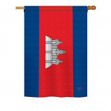국경일 캄보디아 국가 마당 깃발 배너